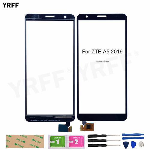 New Touch Screen For ZTE Blade A5 2019 Touch Screen Digitizer Front Glass Touch Panel Sensor Repair Parts Wipes
