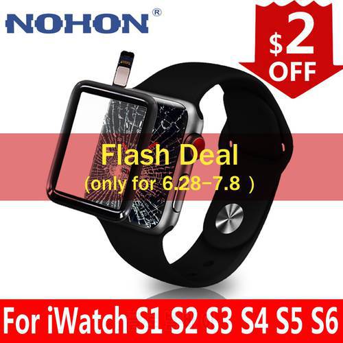 NOHON Touch Screen For Apple Watch Series 1 2 3 4 5 6 SE LCD Panel 44mm 42mm 38MM For iWatch S1 S2 S3 S4 S5 S6 Replacement Glass