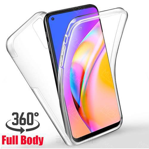 360° transparent protective case for oppo a94 5G a74 a54 a93 opo a 94 74 54 93 5G silicone phone cover coque