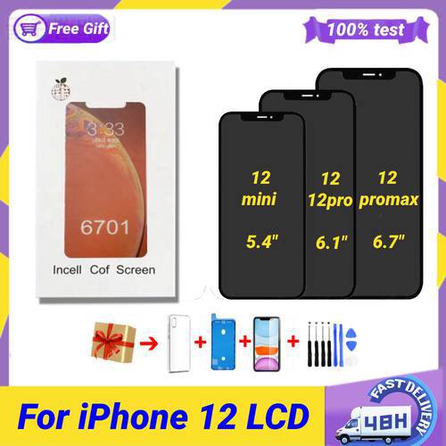 GX 12 OLED RJ INCELL Pantalla for iPhone 12 Mini 12 12Pro 12 PRO Max Lcd Replacement Screen Display 3D Digitizer Full Assembly