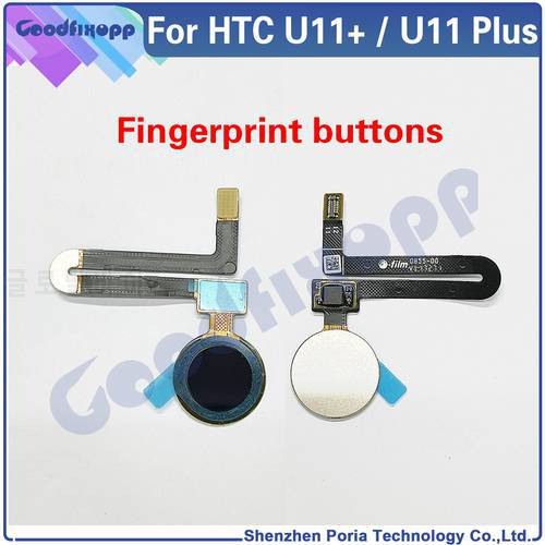 Original For HTC U11+ U11Plus Phone Home Button FingerPrint Touch ID Sensor Flex Cable Ribbon For HTC U11 Plus htc_2q4d100 U11 +