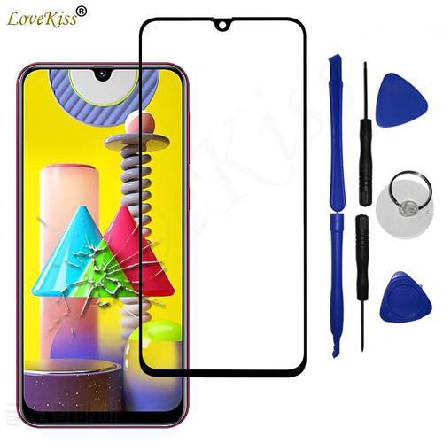 Front Panel For Samsung Galaxy M10 M30 M11 M12 M21 M21S M31 M31S M30S M51 Touch Screen Glass Lens Cover Not LCD Display Sensor