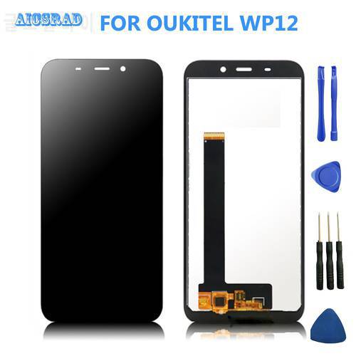 KOSPPLHZ Original LCD Display Touch Screen For Oukitel WP12 / WP12 PRO Lcd New Front Screen already test in stock + Glue