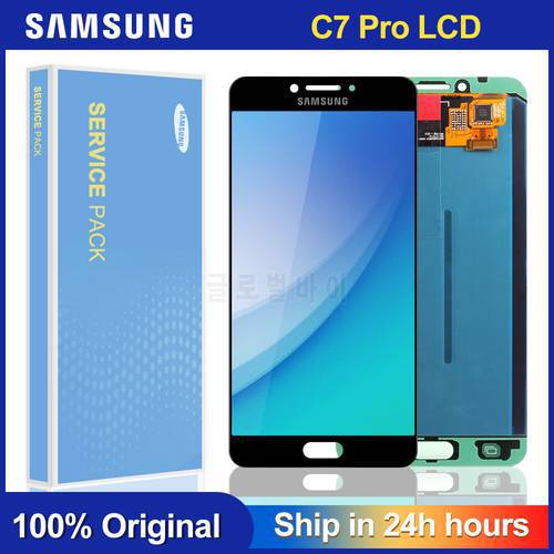 ORIGINAL 5.7&39&39 LCD Display For Samsung Galaxy C7010 LCD Screen C7 Pro SM-C7010Z C7pro Display Touch Screen Digitizer Assembly