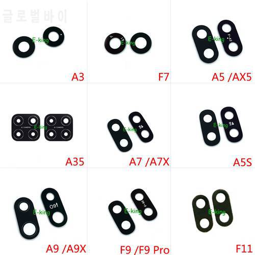 2PCS For OPPO A35 A53S A72 F11 A3 A5 AX5 A5S A7 A7X F7 A9 A9X F9 Pro K9 Rear Back Camera Glass Lens Cover With Ahesive Sticker