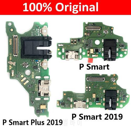 New Micro USB Charging Charger Port Dock Connector Flex Cable For Huawei P Smart Plus 2019 USB Board Repair Parts
