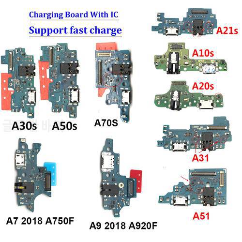 10Pcs, USB Charging Port Board Connector For Samsung A202F A750F A920F A105FN A105F A10S A20S A30S A50S A70S A21S A31 A51 A11