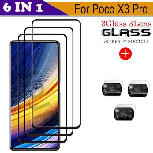 Tempered Glass For Xiaomi Poco X3 Pro Screen Protector Glass For Xiaomi Poco X3 Pro Camera Film For Xiaomi Poco X3 Pro