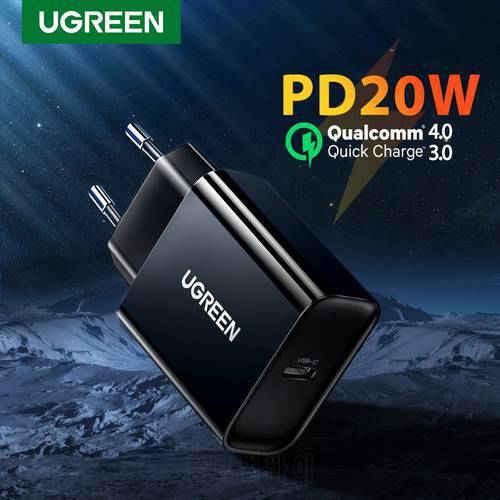 UGREEN PD Charger 20W Fast USB Type C Charger for iPhone 14 13 Quick 4.0 3.0 USB Charger for Xiaomi Samung Mobile Phone Charger
