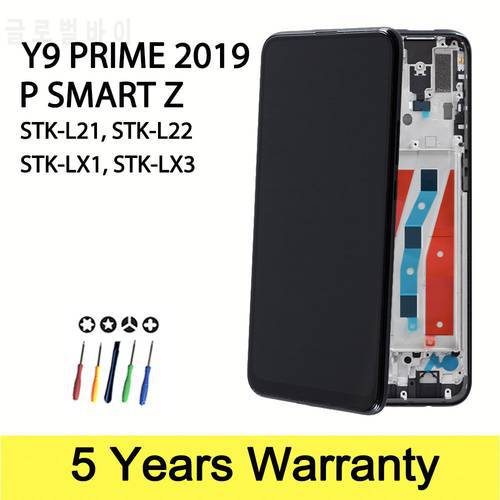 STK-LX1 Replacement Display For Huawei Y9 Prime 2019 / P Smart Z and Honor 9X Lcd Touch Screen Assembly STK-L21 STK-L22 STK-LX3