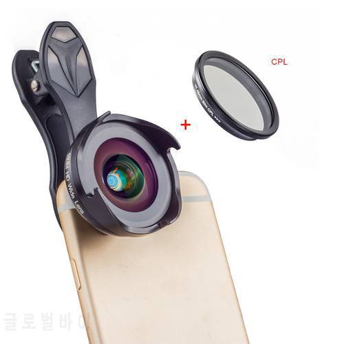 APEXEL Phone Camera Lens Kit 16mm 4k Wide Angle Lens with CPL Filter Universal HD Mobile Phone Lens for iPhone Xiaomi Huawei