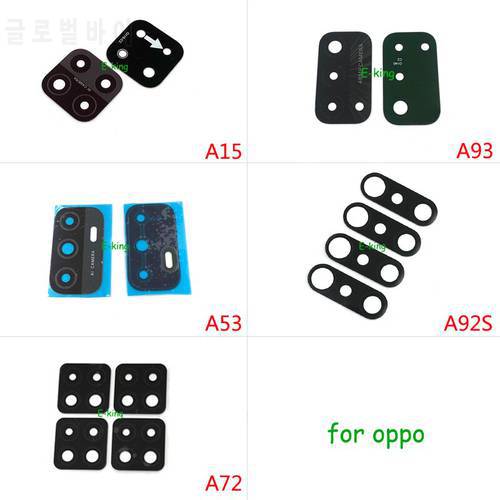 10PCS Back Camera Glass Lens Cover For OPPO A15 A16 A52 A53 A72 A91 A92 A92S A93 A94 A95 With Ahesive Sticker Replacement Parts