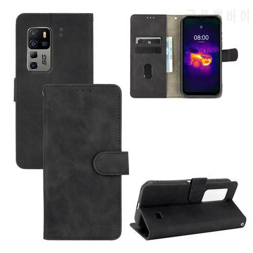 For Ulefone Armor 11 5G Luxury Flip Skin Texture PU Leather Card Slots Wallet Stand Case For Ulefone Armor 11T 5G Phone Bag