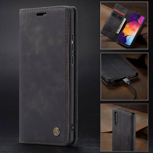 Wallet Case For Samsung A50 S Multifunctional Luxury Magnetic Flip Leather Bumper Phone Cover For Samsung Galaxy A 50 Bags Coque