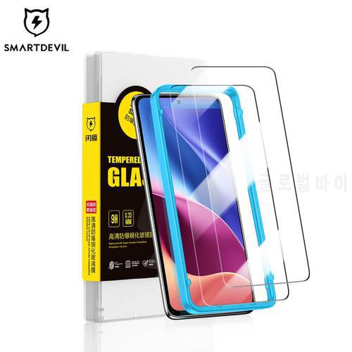 SmartDevil Screen Protectors for Redmi Note 11 11S 10 5G Pro Tempered Glass for Redmi Note 9 Pro 9S HD Anti Blue Ray With Tool
