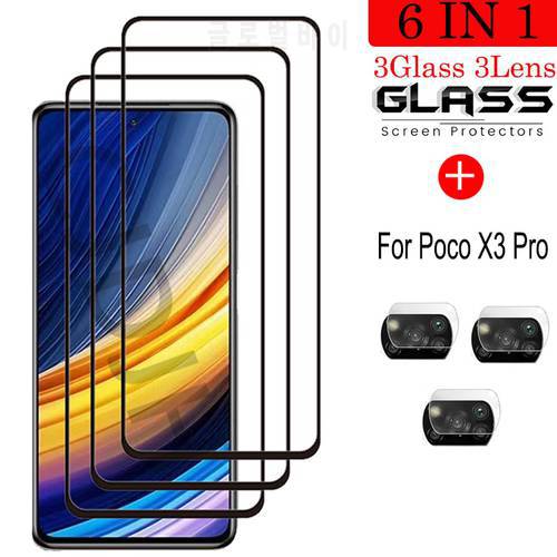 Tempered Glass For Xiaomi Poco X3 Pro Screen Protector Glass For Xiaomi Poco X3 Pro Camera For Xiaomi Poco X3 Pro Glass