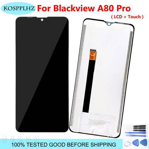 New Original A80 PLUS 6.49inch Touch Screen 1560x720 LCD Display Assembly Replacement Blackview A80 Pro Only Use For Android 10