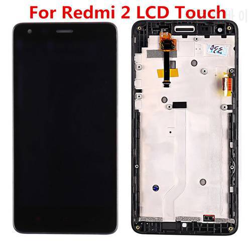 For Xiaomi Redmi 2 LCD Display With Touch Screen + Frame Digitizer Assembly For XIAOMI Redmi 2 Pro 2A LCD Screen