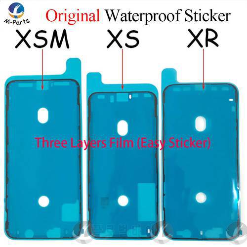 10pc / Lot Original Waterproof Adhesive For iPhone 6S 7 7P 8 8P Plus X XS XR 11 Pro Max SE2 12 Mini Screen Front Frame Sticker
