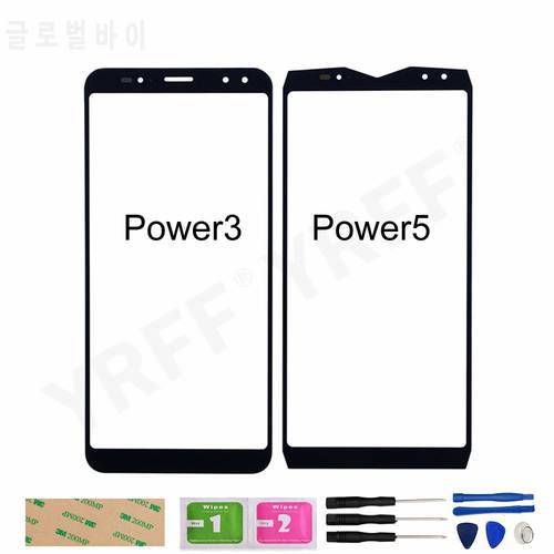 Power 5 3 Phone Front Outer Glass Pancel For Ulefone Power 3 / 5 Glass Screen Panel (No LCD Touch Screen)