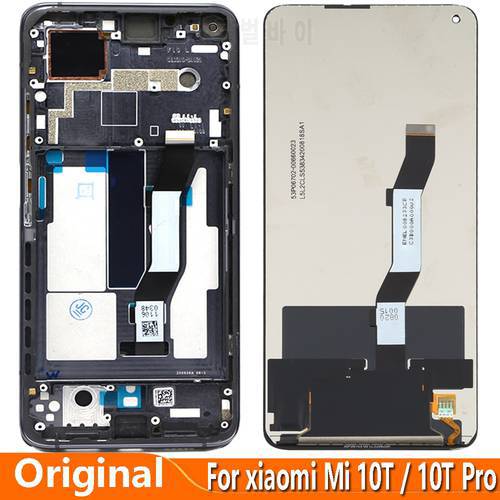 Original For Xiaomi Mi 10T Pro 5G LCD Display Touch Screen Digitizer For Xiaomi Mi 10T Mi10T Display M2007J3SY M2007J17C