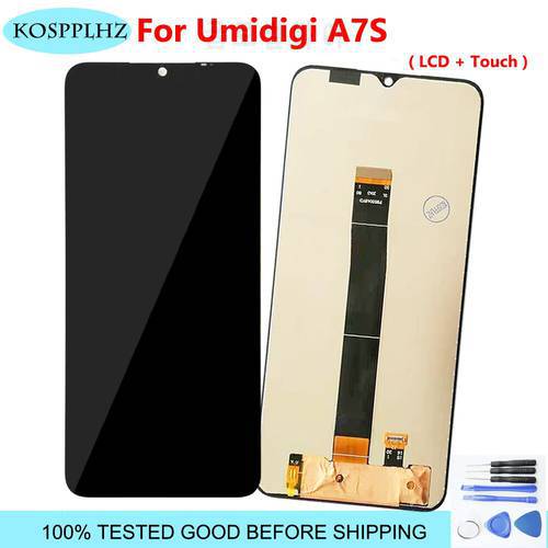 100% Tested Original New For UMIDIGI A7S Display LCD +Touch Screen Digitizer Assembly Replacement A7S 20210823 version Display