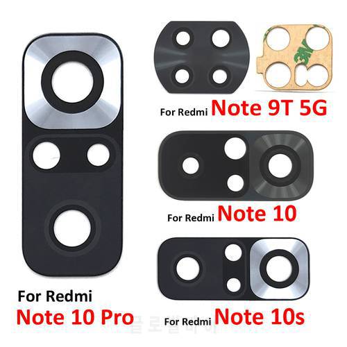 2Pcs New For Xiaomi Mi Note 10 11 Lite 10T Pro Ultra / Redmi Note 9T 10 5G 10s Pro Rear Camera Glass Lens with Adhesive Sticker
