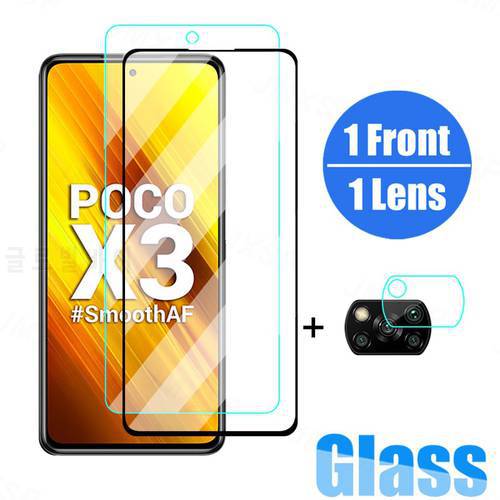 Tempered Glass For Xiaomi Poco X3 Pro NFC Protective Glass For Xiaomi Poco X2 C3 Camera Lens Glass Film Safety Screen Protector