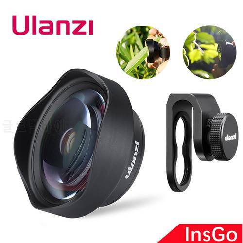Ulanzi 75mm Universal Smartphone HD Macro Lens for iPhone 12 Pro Max/11/XS Max/XS Max All Android smartphone Phone Lens