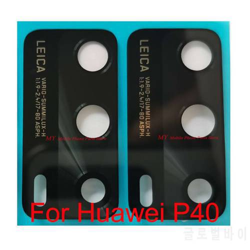 New For Camera Lens Huawei P40 Rear Back Camera Glass Lens Cover Back Main Facing Camera Lens Glass Replacement Spare Parts