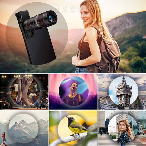 12X Zooms Mobile Phone Camera Lens Telephoto Lens External Telescope with Universal Clip SUB Sale
