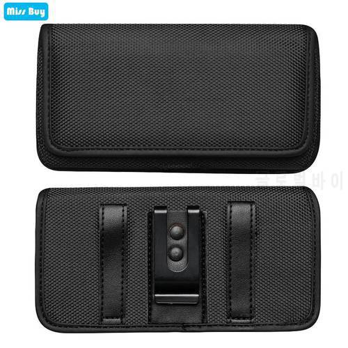 Universal Phone Pouch Case for xiaomi 11 ultra mi11 lite poco f3 x3 pro redmi note10 Flip Holster Belt Oxford Cloth Waist Bag
