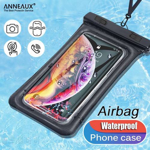 Waterproof Phone Pouch Case For iPhone 14 Pro Max Plus Huawei P30 Xiaomi Samsung A51 Air Column Compatible Water Proof Swim Bag