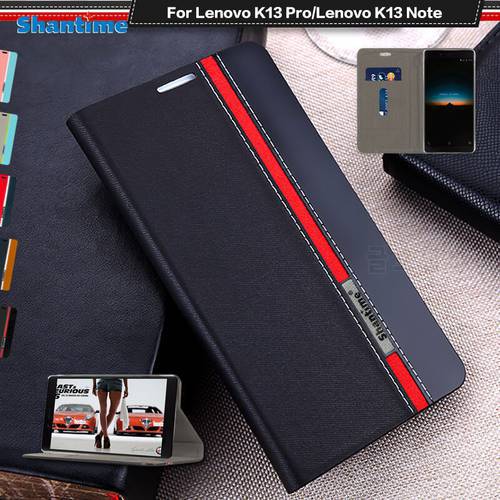 Luxury PU Leather Case For Lenovo K13 Pro Flip Case For Lenovo K13 Note Phone Case Soft TPU Silicone Back Cover