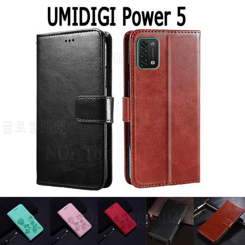 Case For Umidigi Power 5 Power5 Cover Etui Flip Wallet Stand Leather Book Funda On Umi Power 5 Case Magnetic Card Hoesje Bag