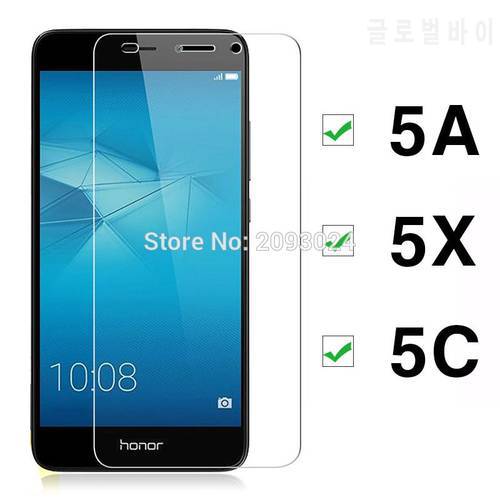 Protective Glass For Huawei Honor 5x 5a Tempered Glas 5 C X A C5 X5 A5 Film Screen Protector On Honor5c Honor5x Honor5a Guard