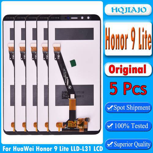 5pcs Original For Huawei Honor 9 lite LLD-L31 LCD Display Touch Screen Digitizer For Honor 9 Lite Display Assembly Repair Parts