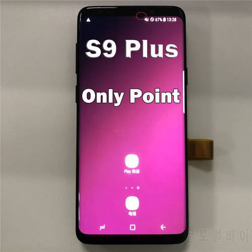 Original Refurbish Have Defect For Samsung Galaxy S9 Plus LCD Touch Screen Digitizer Assembly Display G965 G965F LCD No Frame