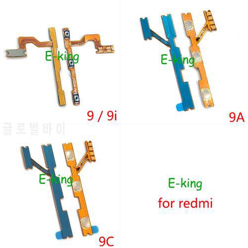 For Xiaomi Redmi 9 9i 9A 9C 9T Power Volume Button Key Flex Cable Repair Parts
