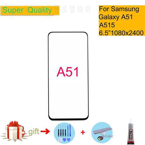Replacement For Samsung Galaxy A51 A515 A51 5G A516 Touch Screen Panel Front Outer Glass LCD Lens With OCA Glue