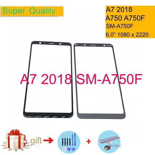 Replacement For Samsung Galaxy A7 2018 A750 Touch Screen Panel Front Outer Glass LCD Lens With OCA Glue