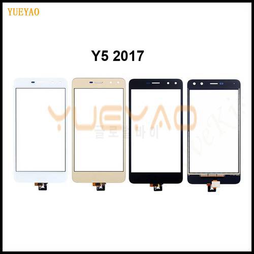 Y5 2017 Touch Screen Digitizer Front Glass Panel For Huawei Y5 2017 Touch Screen Y5 iii 3 Touchscreen MYA L22 L41 L11 U29