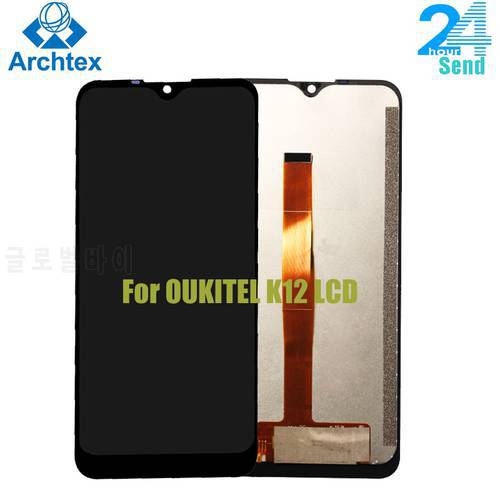 For Original OUKITEL K12 WaterLCD Display+Touch Screen Digitizer Assembly LCD+Touch Digitizer 6.3