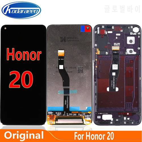 For Huawei Nova 5T Honor 20 LCD Display Touch Screen Digitizer Replacement YAL-L21 YAL-AL00 YAL-TL00 YAL-L61 YAL-L71 LCD
