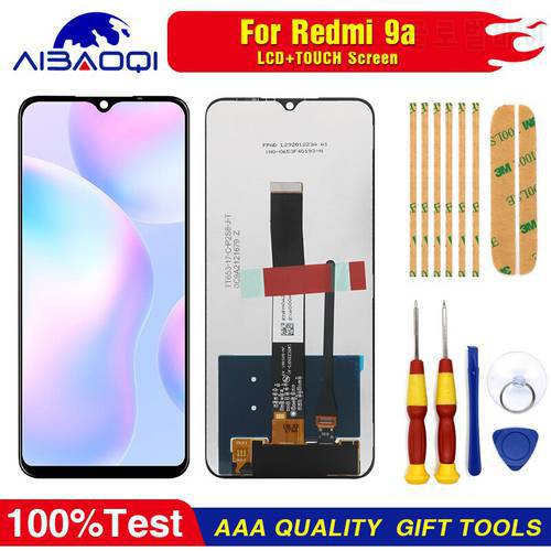 XUNQIYI Brand New Touch Screen + LCD Replacement Parts + Disassemble Tools For Xiaomi Redmi 9A 9C 10A Oukitel C23 Pro Phone
