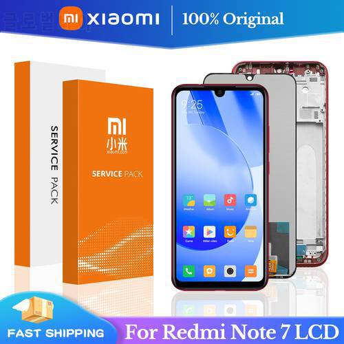 Original 6.3&39&39 for Xiaomi Redmi Note 7 LCD Display Screen Touch Digitizer Assembly Redmi Note7 Pro M1901F7G LCD Display 10 Touch
