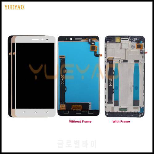 K6 Power LCD with frame LCD Display Sensor Touch Screen Digitizer Assembly For Lenovo K6 Power K33a42 k33a48 LCD Phone part