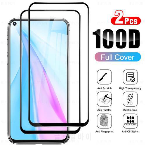 2Pcs Full Cover Protective Glass For VIVO Y30 Tempered Protection Glass For VIVOY30 Y 30 6.47