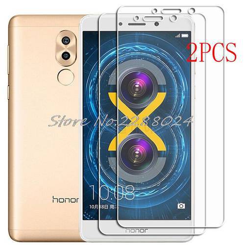 2PCS FOR Honor 6X High HD Tempered Glass Protective On Huawei GR5 2017 BLN-AL10, BLL-L22, BLN-L21 Screen Protector Film