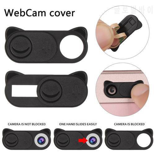 Webcam Cover Privacy Protective Cover Mobile Computer Lens Camera Cover Anti-Peeping Protector Shutter Slider Black/White